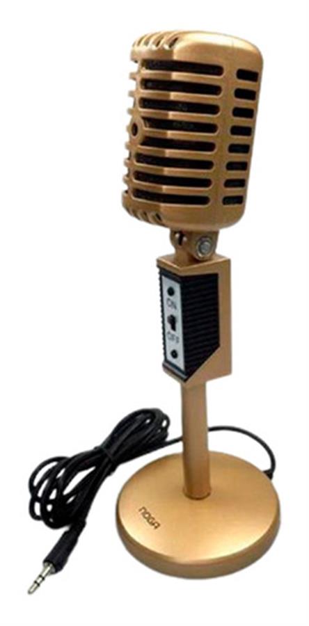 Microfono Noganet 2030 Vintage Dorado