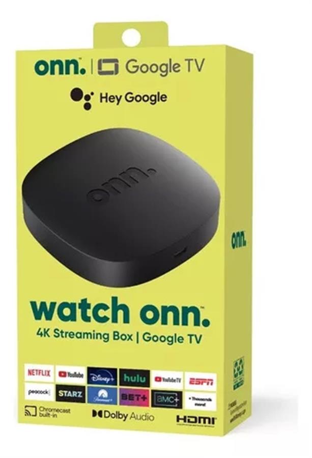 Watch Onn 4k Hdmi Con Google Tv Ctrol Voz (SIN Fuente)