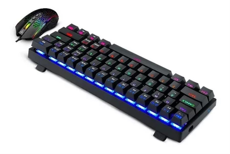 Teclado Mecanico + Mouse  T-Dagger Main Force Negro Tgs008