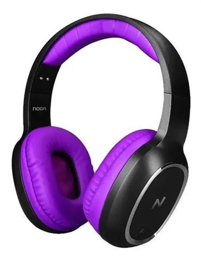 Auricular Bt Noga Ng-Bt469 Vincha Violeta