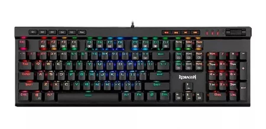 Teclado Gamer Mecanico Redragon Vata Pro Rgb