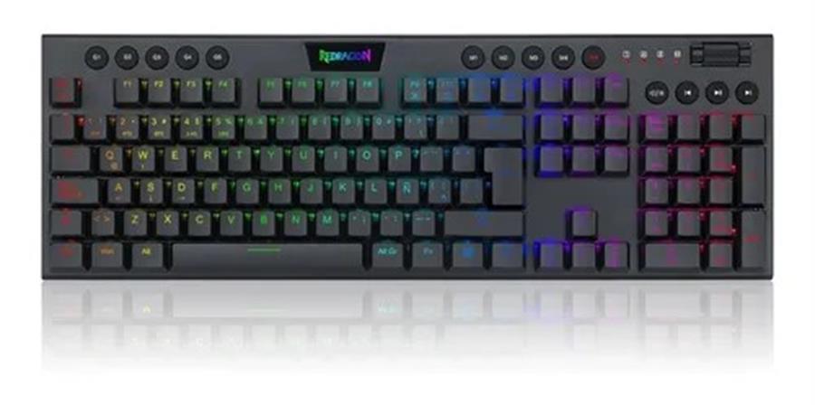 Teclado Mecanico Redragon Horus K618 Rgb S/Red  Bt+ Wireless