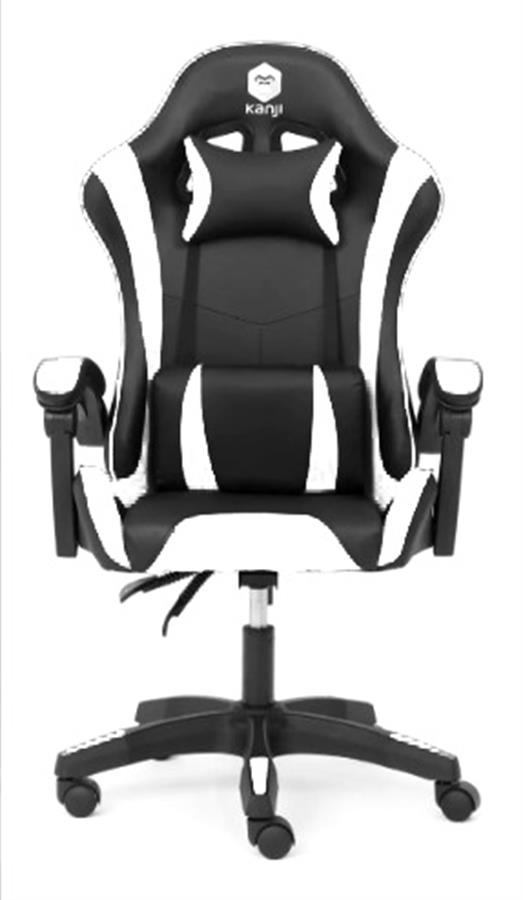 Silla Gamer Kanji 395st Bw (NEGRO/BLANCO)