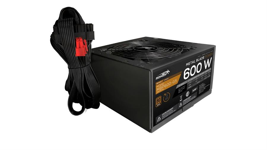 Fuente 600 W Sentey Mbp600-Gs 80 Plus Bronce