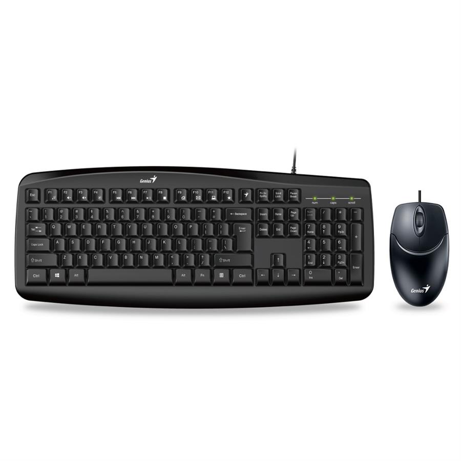 Teclado + Mouse Genius Km-200 (CON Cable)