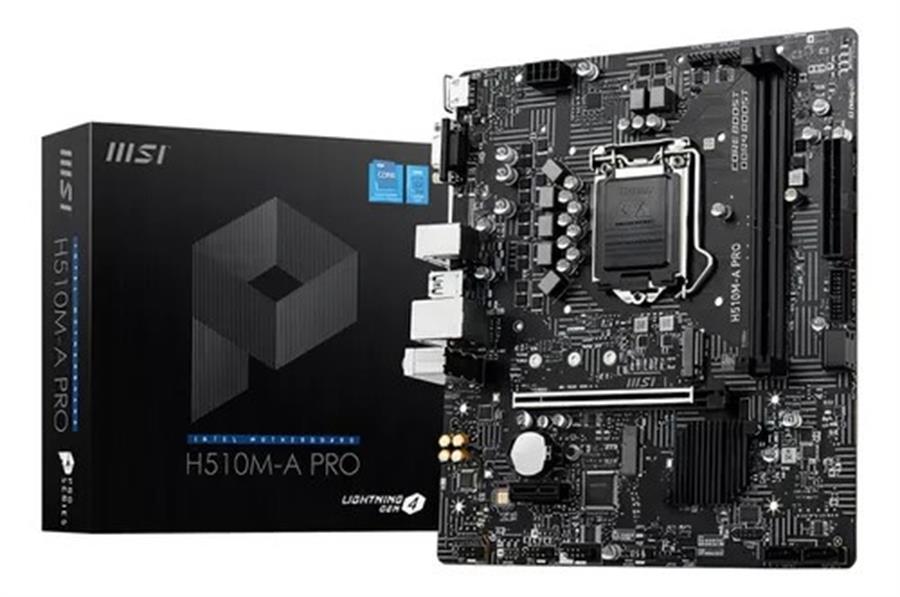 Motherboard s 1200 msi h510m -b  10ma gen