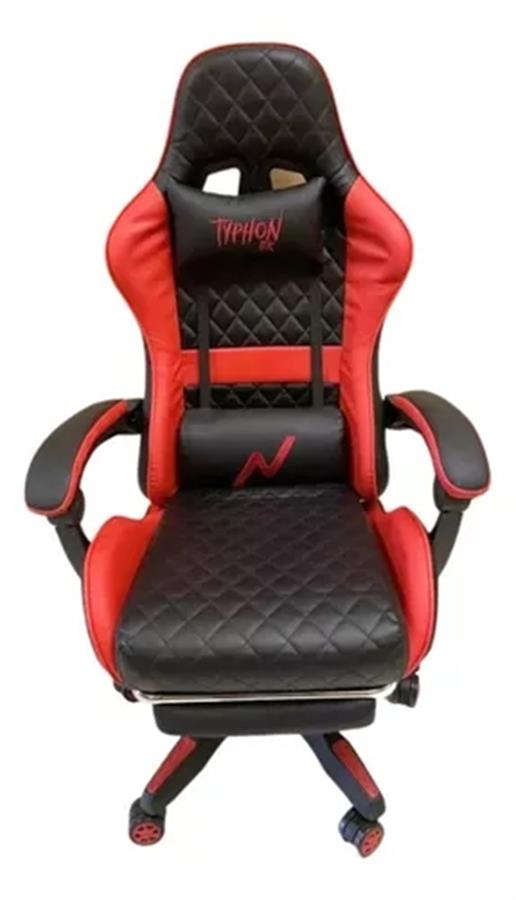 Silla Gamer Noga Typhon Bk  Negro/Rojo