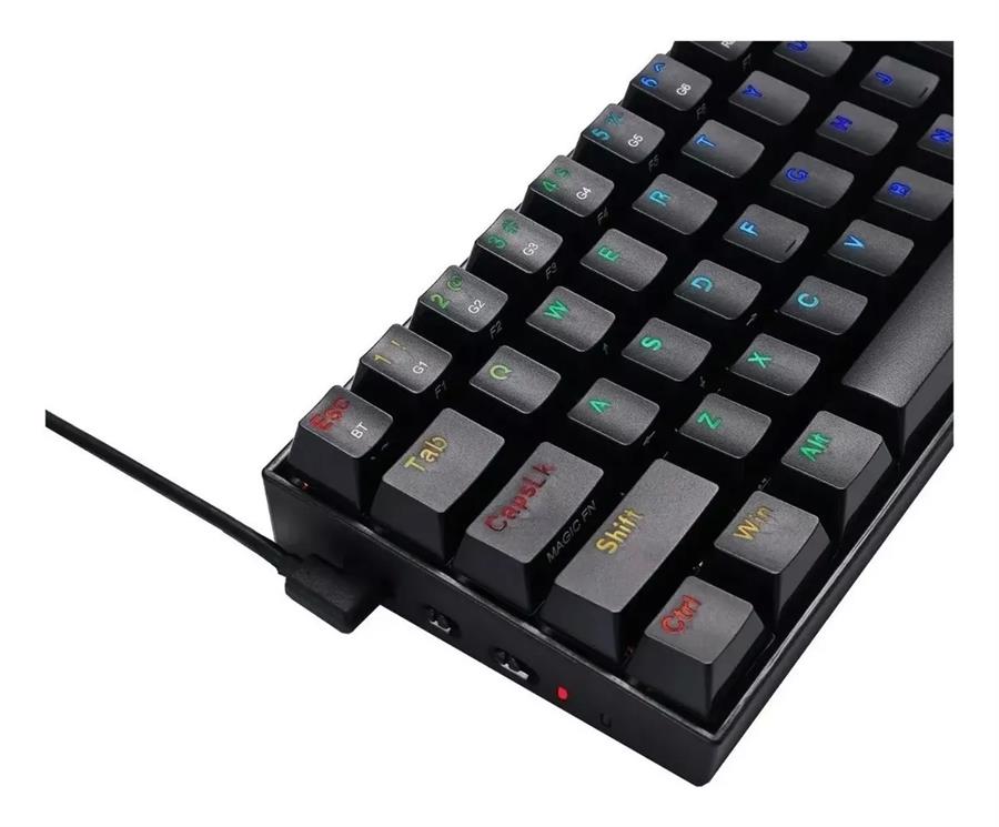 Teclado Mecanico Redragon Draconic K530 Pro Negro Rgb - 2.4