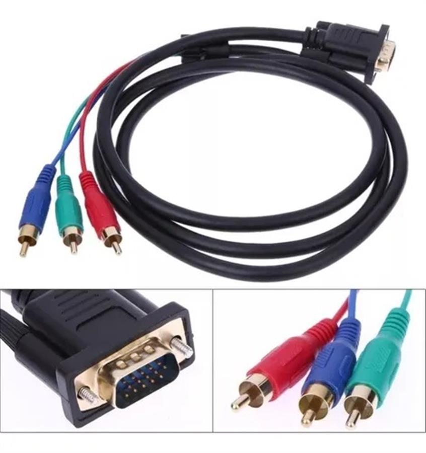 Cable Vga A Componente 1.5m (BOLSA)