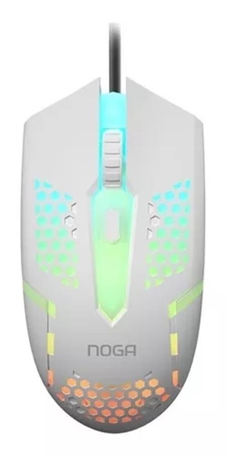 Tec + Combo Gamer Noga Nkb-413 Blanco