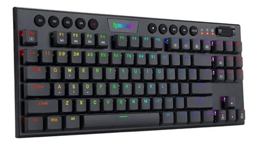 Teclado Mecanico Redragon Horus K618 Rgb S/Red  Bt+ Wireless