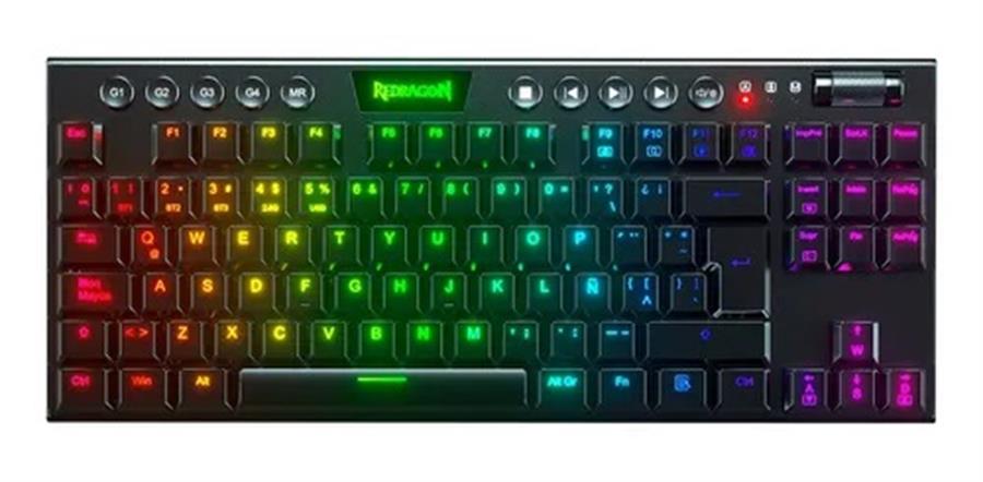 Teclado Mecanico Redragon Horus K618 Rgb S/Red  Bt+ Wireless