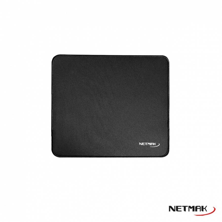 Pad Mouse Netmak Liso Negro C/Borde Nm Pad1
