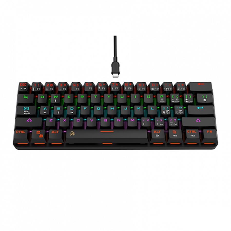 Teclado Mecanico Netmak Dominate Rainbow (60%)