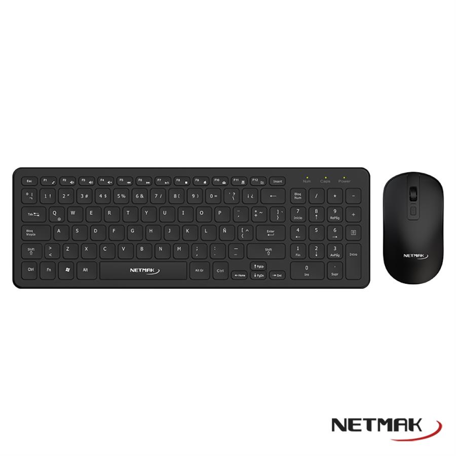 Teclado + Mouse Netmak Nm-Kb620 Negro