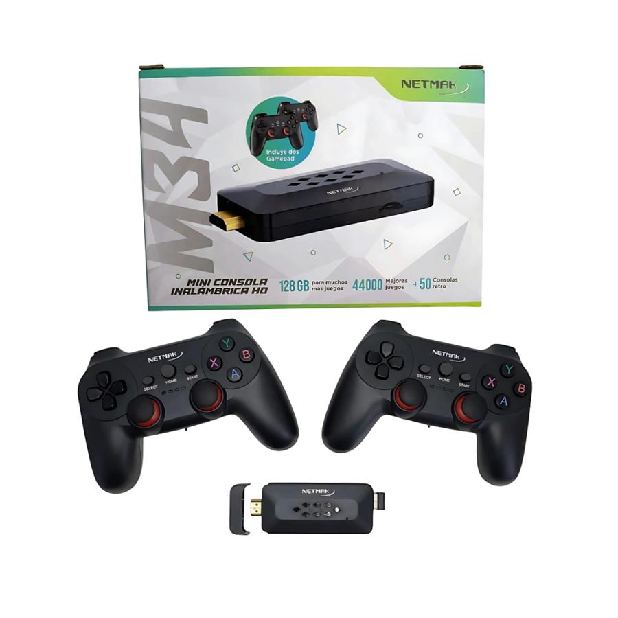 Consola Game Stiick Netmak M34 (44000 Juegos)